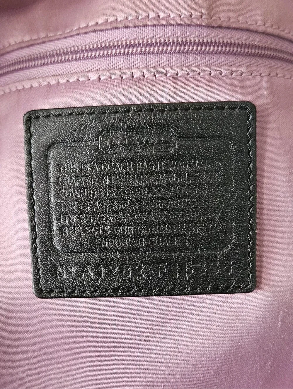 Coach Laura Signature Embossed Leather Tote Bag